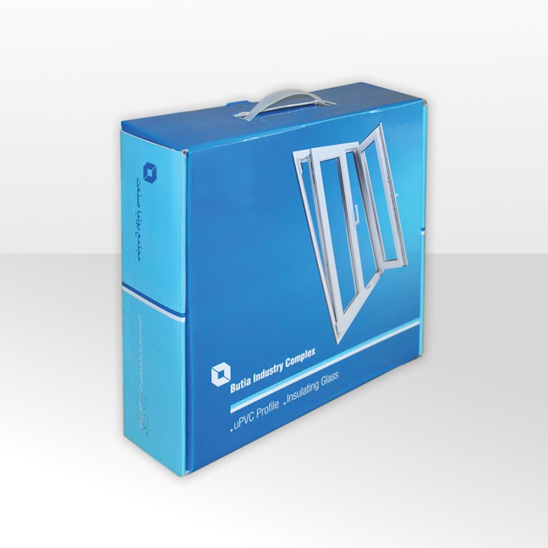  طراحی و تولید جعبه |طراحی و تولید بسته بندی جعبه سطح مقطع پروفیل درب و پنجره