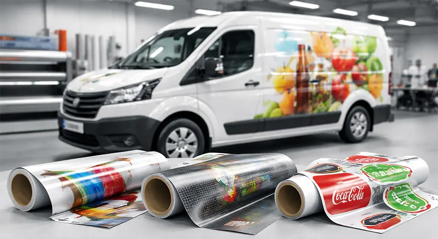 بهترین جنس‌های استیکر خودرو برای تبلیغات در ایران